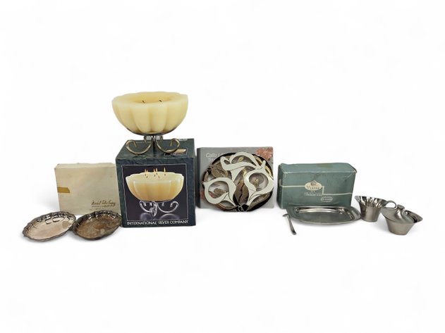 Stainless Steel & Silver-Toned Dishes, Décor - International Silver Company, Viking, William A. Rogers