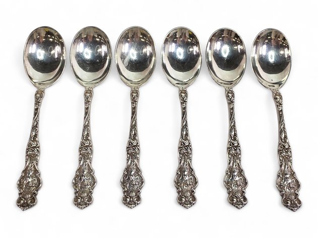 Sterling Silver Spoons - Irian Pattern