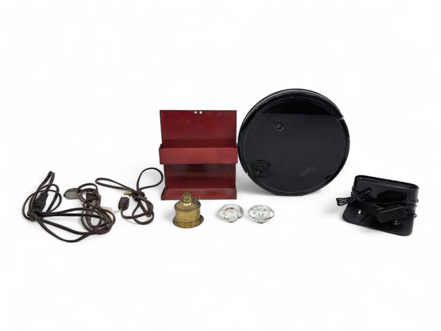 Eufy RoboVac 11S w/ Dock, Metal Rack, Extension Cords & More