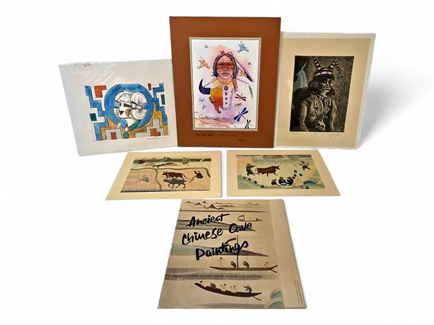 Merle Locke Original, Richard Lomanhima Dawavendawa Prints & More
