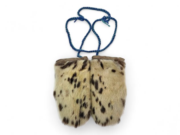 Seal Fur & Leather Mittens
