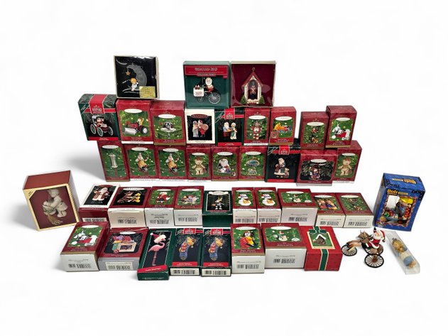 43x Christmas Tree Ornaments - Hallmark Keepsake & Others