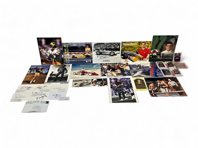 Signed Sports Memorabilia - Nascar, ESPN, Iditarod, Boxing & More