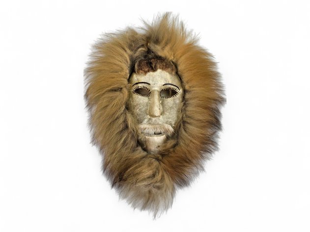 Caribou Hide & Fur Anaktuvuk Pass Male Mask