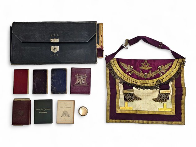 Antique Scottish Masonic Regalia & Books