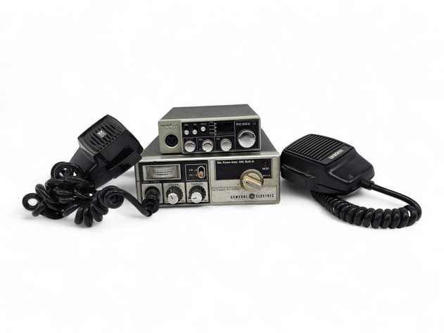 GE 3-5804D & Uniden PC55X CB Radios