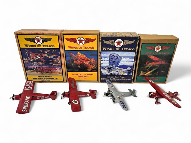 Ertl Diecast Buhl CA-6, Lockheed Air Express & More Model Planes w/ Boxes