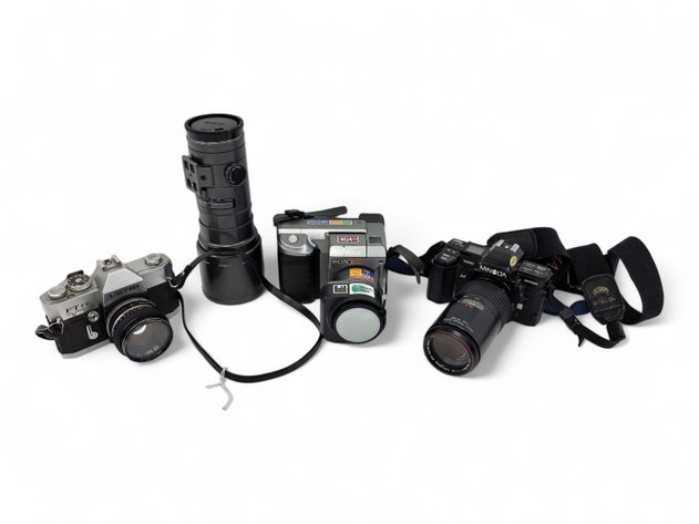 Minolta, Petri, Sony Film & Digital Cameras & Lens
