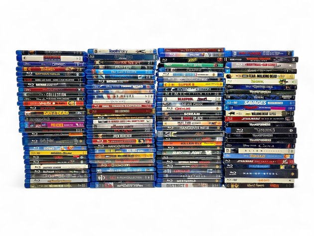 108x Blu-Ray DVDs - Chappie, The Crow, The Collection & More