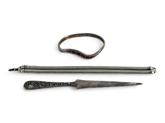 Sterling Silver Bracelets & Letter Opener