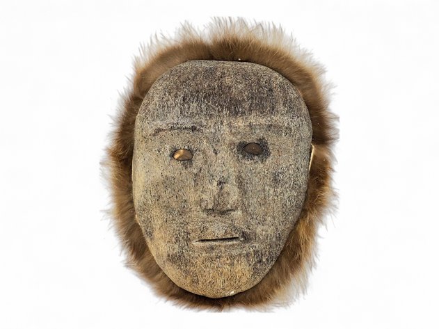 Whale Bone & Fur Mask