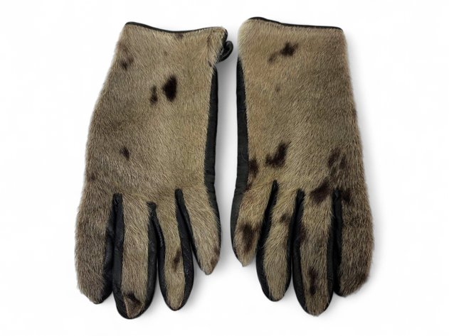Seal Fur & Leather Gloves