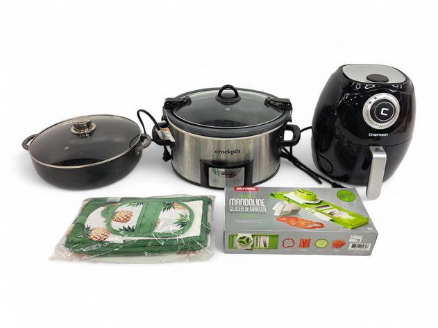 Crockpot, Chefman Air Fryer, Imusa Caldero & More