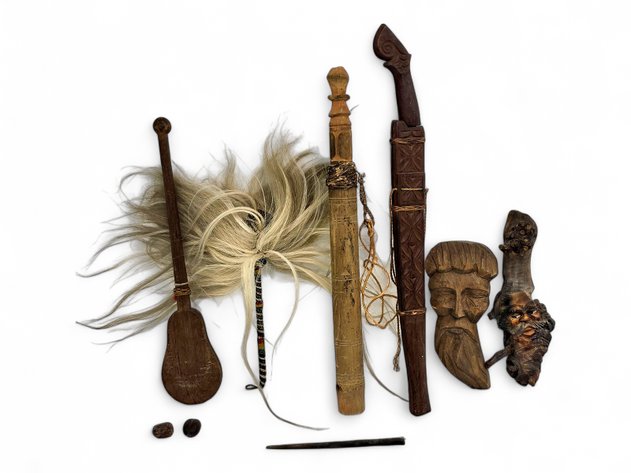 Folk Art Goods & Collectibles - African, Chinese, Filipino & Others