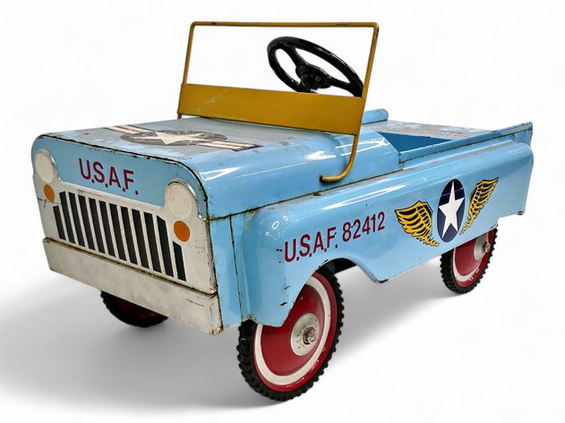 1950s U.S.A.F. 82412 Children's US Air Force Jeep Pedal Car