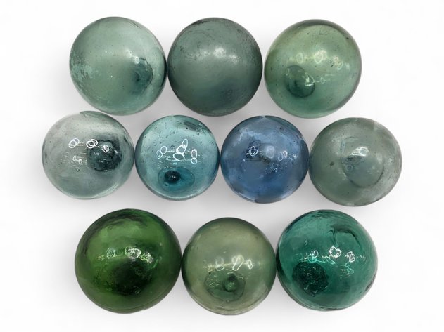 10x Glass Fishing Floats