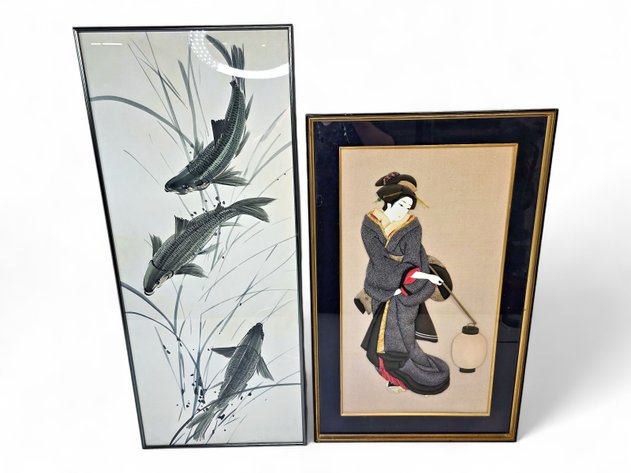 Japanese Sumi-e & Oshi-e Paintings