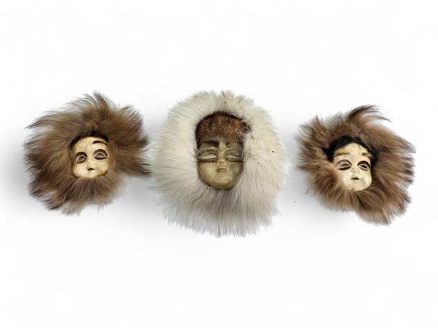 Caribou Hide & Fur Anaktuvuk Pass Children's Masks