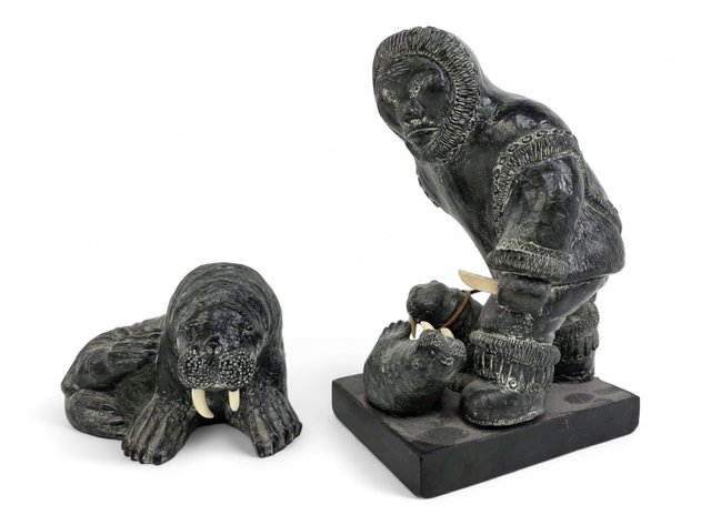 Wolf Originals Soapstone & Ivory Sculptures