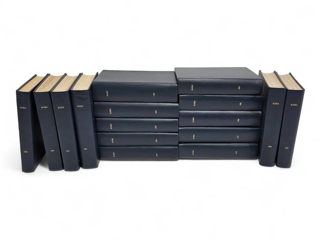 16x Custom-Bound Alaska Magazine Compilations c.1965 to 1987
