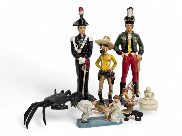 Porcelain Decanters, Norman Rockwell, Goebel Figurines & More