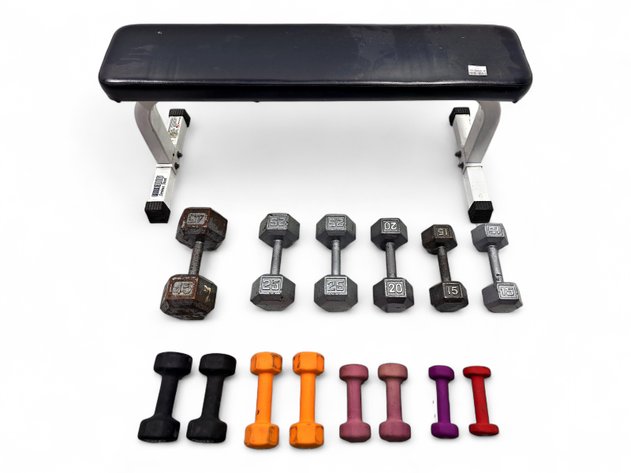 ParaBody Serious Steel Bench w/ Cast Iron & Neoprene Weights