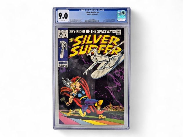 Silver Surfer #4 Comic Book - CGC 9.0