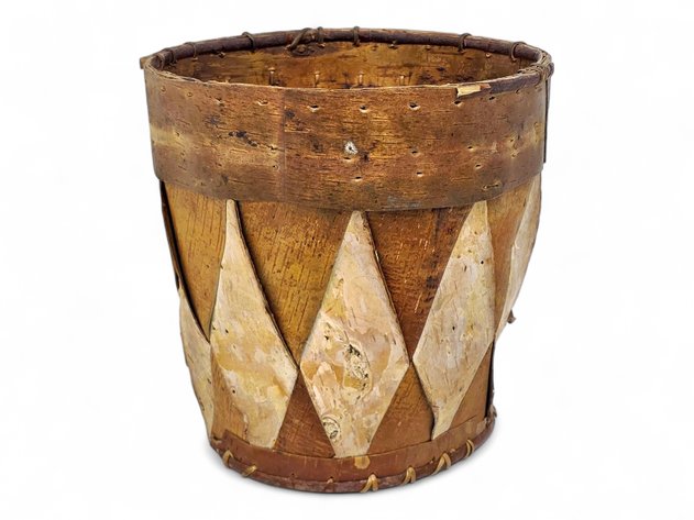Birch Bark Gathering Basket