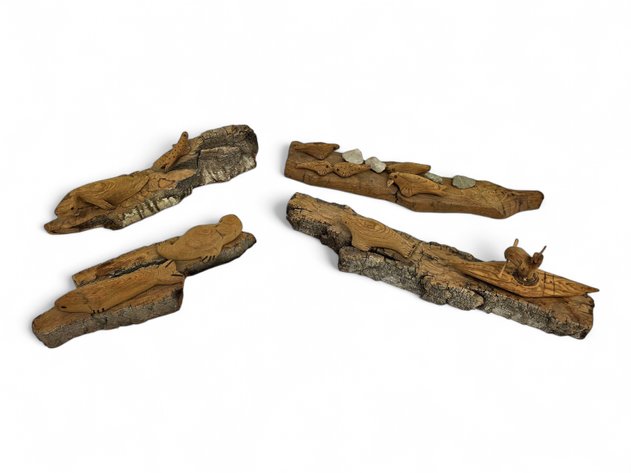 Wood Seal Dioramas - George Eningowuk, Carl Wise & More