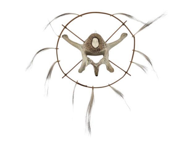 Whale Vertebra Spirit Wheel - Bobby R. Nashookpuk