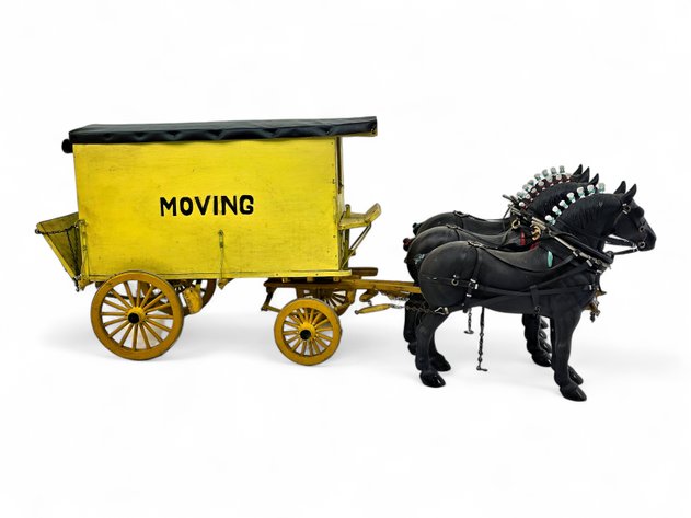 Peter Stone 3-Horse Moving Wagon