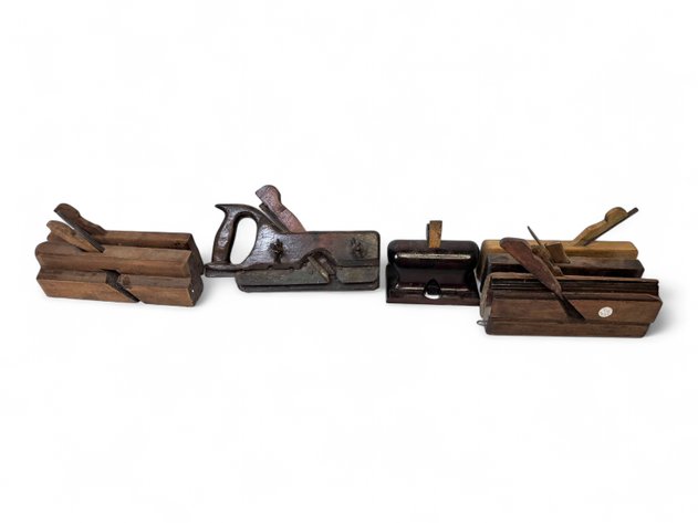 Primitive Wooden Molding, Rabbet & Router Planes