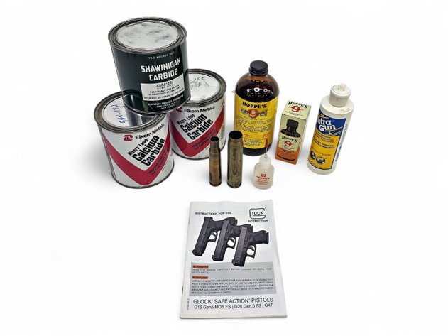 Elkem & Shawinigan Calcium Carbide, Hoppe's Powder Solvent, Lubricating Oil & More