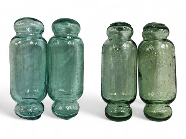 Japanese Rolling Pin-Shaped Glass Fishing Floats