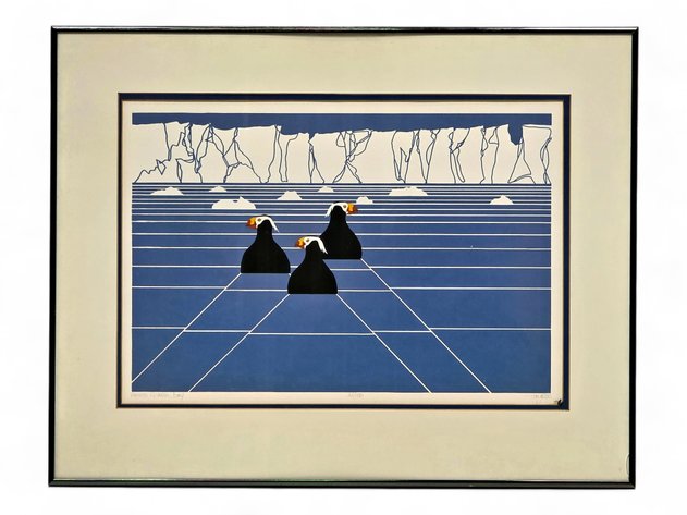Teri Jo Hedman Print of Tufted Puffins