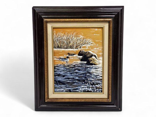 Kurt Jacobson Original Painting of Pintail Ducks