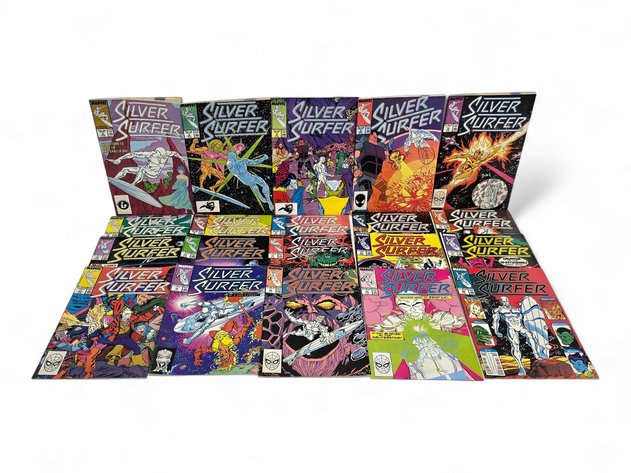 20x Marvel Silver Surfer Comic Books