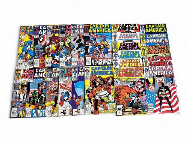 23x Marvel Captain America Comic Books