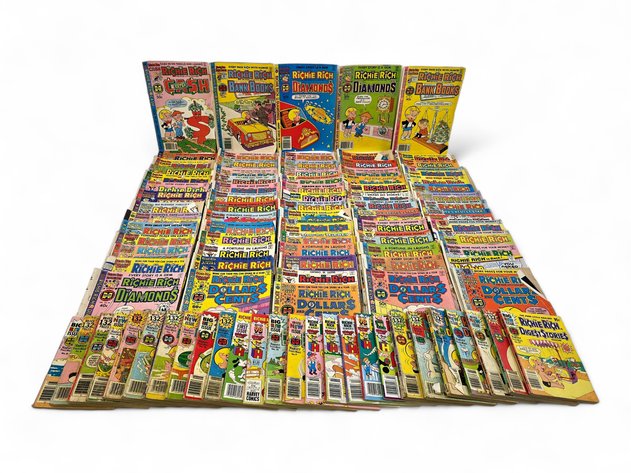 90x Harvey Comics Richie Rich Comic Books