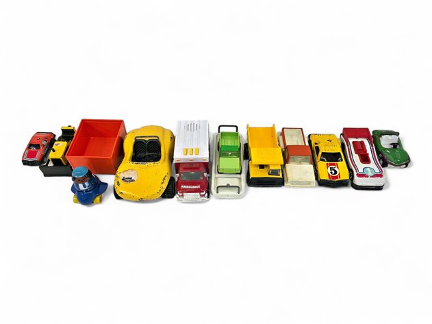 Tonka Toy Buggy, Ambulance, Construction & Other Vehicles