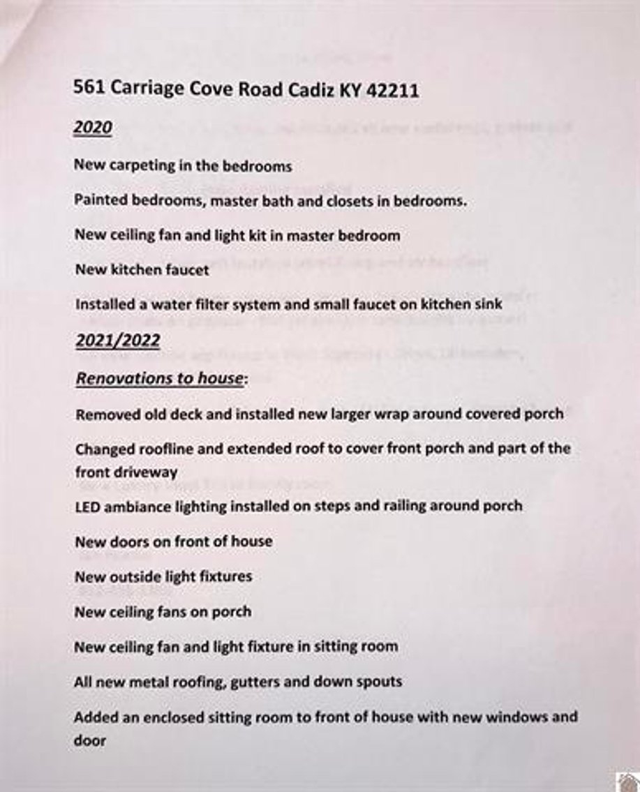 Image for 561 Carriage Cove Rd. Cadiz, KY 42211