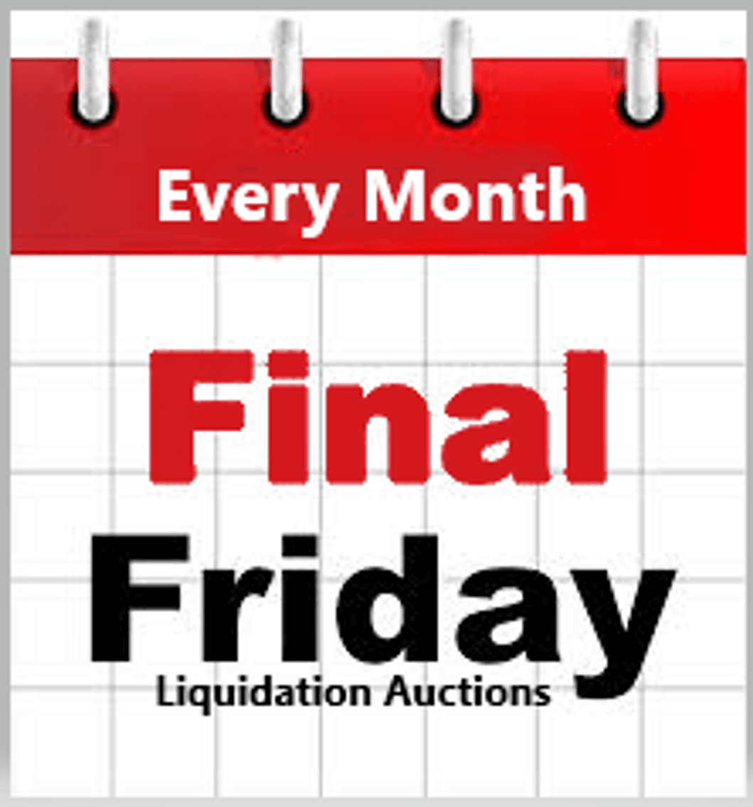 Image for Final Friday Liquidation Auction - Nov. 30th