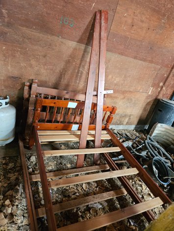 Image for Roll Away/Book Shelves.wood table