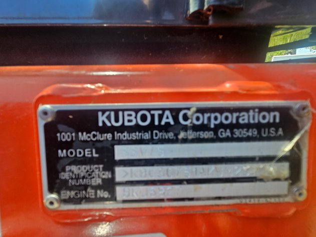 Image for Kubota Skidsteer SSV75