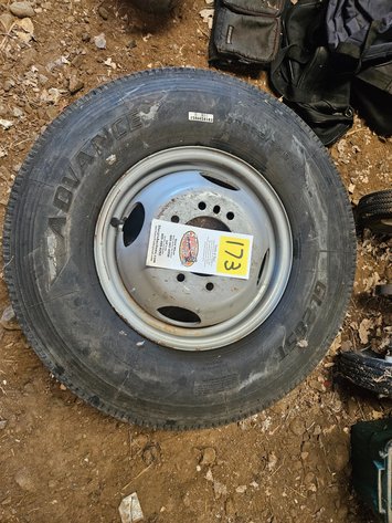 Image for New Tire on Wheel