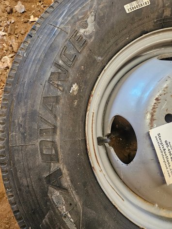 Image for New Tire on Wheel