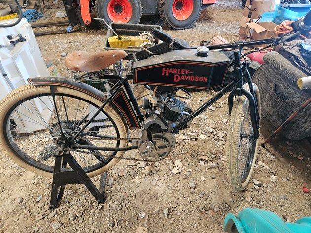 Image for Replica Antique Harley Bicycle