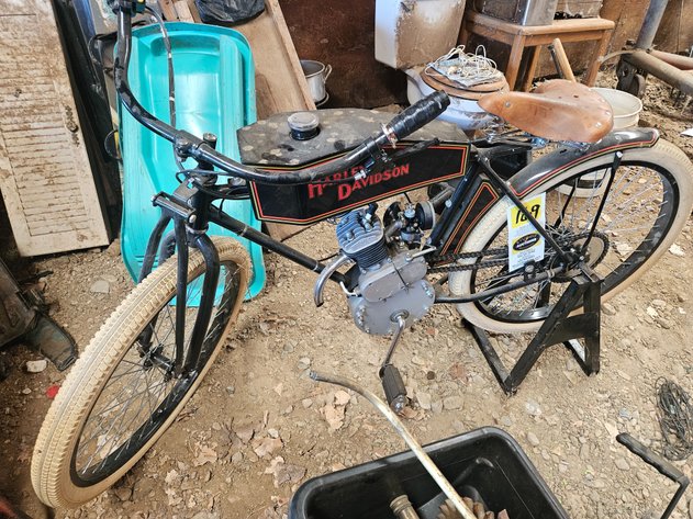 Image for Replica Antique Harley Bicycle