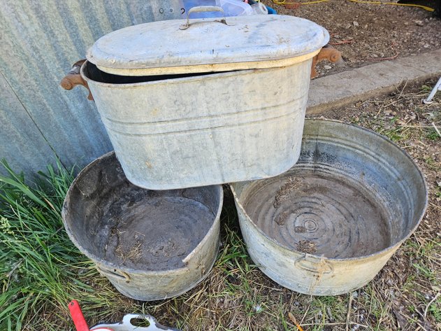 Image for Anique Metal Tub