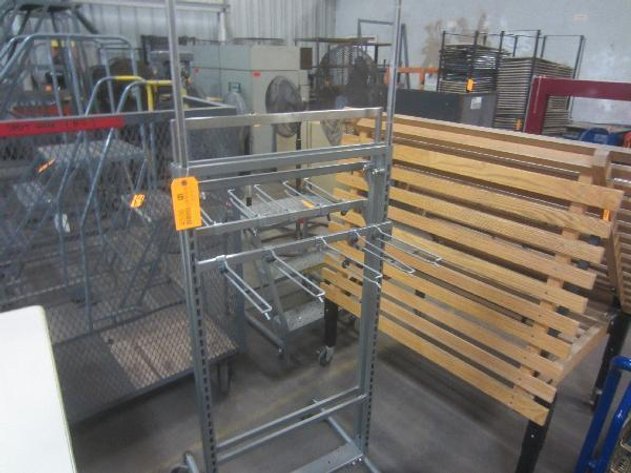 Image for Adjustable Steel Rolling Display Racks (F)